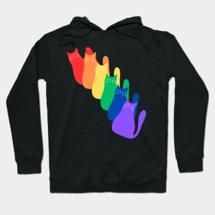 Rainbow Cats Hoodie